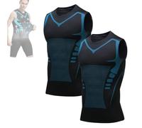Generico Nuvraa V2 Compression Vest, V Boost Shape Wear Shirt Men, Feel The Power of Confidence, Energy & Strength (C,XL)