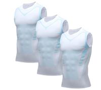 Generico Nuvraa V2 Compression Vest, V Boost Shape Wear Shirt Men, Feel The Power of Confidence, Energy & Strength (F,XL)