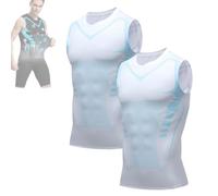 Generico Nuvraa V2 Compression Vest, V Boost Shape Wear Shirt Men, Feel The Power of Confidence, Energy & Strength (A,10XL)