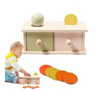 Generico Object Permanence Box, Shape Sorting Drawer Toy for, Fine Motor Skills Development Game, Sensory Matching Toy 1-Year-Old Boys and Girls, Early Learning Play