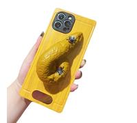Generico Obnoxious Ugliest Phone Case,Funny Creative Pan,Simulated weird poop elements,Suitable for iPhone 16/15/14/13 Pro Max abstract funny creative mobile phone case (For iPhone 14Plus,G)
