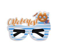 Generico Occhiali Bimbi Occhiali alla moda per l'Oktoberfest, stile estivo, per la festa di ottobre, occhiali decorativi per il ballo di fine anno Visiera Decespugliatore (Blue, M)
