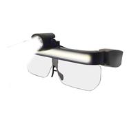 Genérico Occhiali con luce frontale, occhiali LED ricaricabili tramite USB | Luci di sicurezza con occhiali per corsa, campeggio, ciclismo, pesca, riparazioni, escursionismo, esterni, industriale