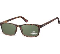 Generico Occhiali da lettura da sole +2,5 uomo donna graduati montana eyewear con lenti da sole lenti scure (3.5, TARTARUGA)