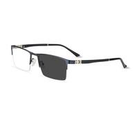 Generico Occhiali da Lettura fotocromatici con Protezione UV Lenti Che Si scuriscono alla Luce del Sole Montatura in Lega Leggera Occhiali da Sole per Uomo e Donna,Blu,+1.25