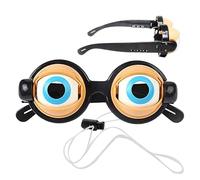 Genérico Occhiali da scherzo divertenti - Accessorio innovativo per gaas da costume 18 x 15,8 cm | Giocattolo di illusione di visione esagerata | Supporto per telaio leggero | Occhiali divertenti per