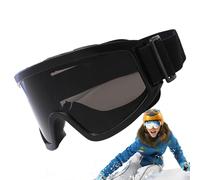 Generico Occhiali da sci | Occhiali da ciclismo professionali | da sci e snowboard per uomo donna, con protezione UV antiappannamento per corsa, ciclismo