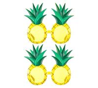 Generico Occhiali Da Sole A Forma Di Ananas - 2 Paia Di Occhiali Da Piscina | Accessori Hawaiani Tropicali Per Feste Spiaggia E Piscina con Design di Ananas