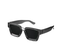 Generico Occhiali da sole donna con montatura quadrata in plastica 1 pezzo, compatibili gli accessori for occhiali for la vita quotidiana degli uomini(CG5435-TGY.GY)