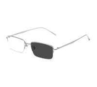 Generico Occhiali da Sole fotocromatici da Uomo, Occhiali da Sole di Sicurezza per Il Giorno e la Notte, Occhiali da Lettura con Montatura Rettangolare,Argento,+3.00
