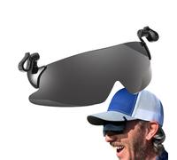 Generico Occhiali da sole polarizzati - Occhiali da Caldo con Clip da Cappello,occhiali da sole da esterno con protezione solare,Per papà mamma marito moglie donna guida ciclismo golf escursionismo