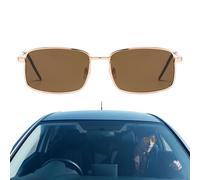 Generico Occhiali da sole polarizzati - versatile uomo guida antiriflesso, functional, ergonomic, Fashion Metal Frame Protezione, UV Day Night vista per | Multipurpose Outdoor Indoor Utility