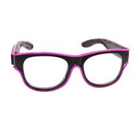 Generico Occhiali da sole ricaricabili da sole ricaricabili per feste a led luminose per bambini e adulti | AccessOire per Halloween Wedding Birthday Carnival Festival Nachtparty Cosplay