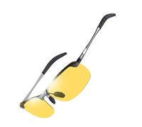 Genérico Occhiali di sicurezza fotocromatici | Occhiali Da Sole di Transizione Automatica | Protezione UV400 Anti Riflesso Uso Esterno Attrezzature per Ciclismo Uomo Guida Escursioni Sport