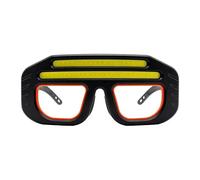 Generico Occhiali di Sicurezza,Frontale Regolabile Ricaricabile con Sensore di Movimento - Lente Illuminata - per Lavoro in Edilizia, Industria, Falegnameria, Officina e Saldatura