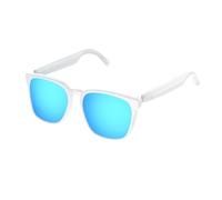 Generico Occhiali intelligenti AI con chat GPT, traduzione Bluetooth per 164 lingue, obiettivo fotocromo, riproduzione musicale, chiamate mani libere, protezione UV (whiteframe blu lens)