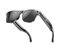 Generico Occhiali Intelligenti Cyanvue AI, Occhiali con Fotocamera da 8 MP con Funzioni Musicali e di Chiamata, Bluetooth Camera Glasses con 144 Traduzioni, Anti-luce Blu (Black)