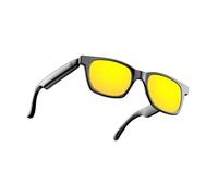 Generico Occhiali intelligenti, Occhiali di sicurezza per la traduzione AI, Lenti a cambio di colore, Chiamate musicali/mani libere, Protezione contro la luce UV/blu (gold)