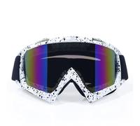 Generico Occhiali Moto,Mascherina Motocross Equipaggiamento protettivo for motociclette Casco cross flessibile Maschera facciale Occhiali da motocross(A2)