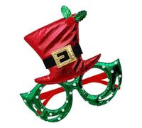 Generico Occhiali Natalizi,Per Occhiali E Decorazioni Per Le Feste | Giocattolo Novità Cabina Fotografica Cosplay,Per Regali Per Le Feste Ballo In Maschera Ragazzi E Ragazze Adolescenti E Adulti