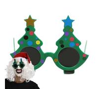 Generico Occhiali per albero di Natale, occhiali per albero di Natale - Occhiali da vista per costumi | Forniture per costumi, occhiali originali, per travestimenti per l'incontro di