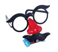 Genérico Occhiali Per Baffi | Accessori Per Feste Di Costume | Occhiali Con Baffi E Naso | per Adulti e Bambini Festa di Carnevale Costume Celebrazione di Compleanno