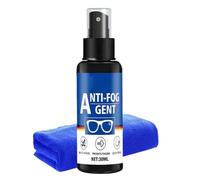 Generico Occhiali Spray - Fluido Detergente per Antiappannamento da 30 Ml, Soluzione Portatile per La Pulizia dei Vetri Ottici, Flacone Spray Anti-Macchia Clear, Strumento Compatto per La Cura del