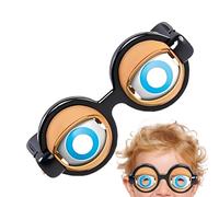 Generico Occhiali Straordinari,Occhiali da Gag con Occhiolino - Buffi per Feste di Uomini Donne Ragazzi Bambini - per Ragazzi Adulti Spettacoli Feste Foto e Performance