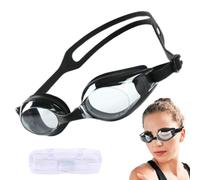 Genérico Occhialini da nuoto impermeabili e anti-appannamento, da donna, con visione ad alta definizione, divertenti per l' , cinturino in silicone per piscina