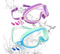Generico Occhialini Per Bambini | Accessori Per Nuoto In Piscina Per L'infanzia - Occhiali Antiappannamento Con Clip Nasale E Protezione UV Per Ragazzi E Ragazze In Estate Piscina