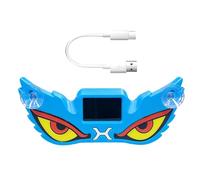 Generico Occhio Luce Ambientale LED Solare per Auto - Decorazione Impermeabile Wireless Senza Trapano | Luce LED Per Finestrini Auto | Veicolo SUV Camion Camper Sport Quotidiano Garage Casa Viale