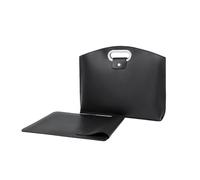 Generico Oceantrees Laptop Bag for Women Handbag, Oceantrees Laptop Tote Bag, Waterproof Leather, Professional Leather Briefcase (Black)