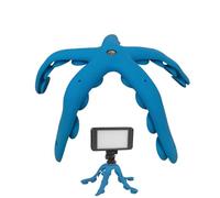 Generico Octopus Phone Holder - Suction Cup Flexible Tripod Mount With 5 Bendable Arms,Stable Suction Cup Octopus Phone Holder, Rubber Ṕhone & Camera Stand For Smooth Surfaces, Travel, Desk