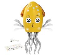 Generico Octopus Robot Toy, Electric Dancing Wiggling Octopuses, 10x20x7cm/3.94x7.87x2.76 inches Interactive Music Lights Learning Activity for Birthday School Preschool Home Girls Boys 155g ABS