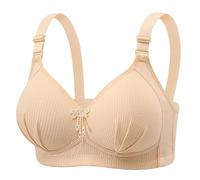 Generico Offerte Natale Outlet Underwear Donna The New Large Size Bra Gathered Without Ring Thin Lifting Breast Up Support Middle Mother Back Offerte di 1 Euro