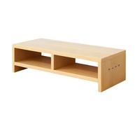 Generico Office Printer Stand - Space Saving Desk Organizer Shelf | Wooden Layer Workstation Riser Featuring Non Slip USB Hub Support Ideal Home Studio Study Dorm Cubicle Use