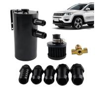 Generico Oil Catch Can - Aluminum Reservoir Tank | Breather Filter Kit