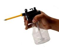 Generico OLIATORE A POMPETTA Manuale in PLASTICA Trasparente 300cc con Canna Fissa 80 mm