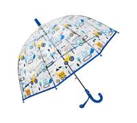 Generico Ombrello antipioggia per bambini - Design divertente con cupola a bolle, resistente al, maniglia di sicurezza anti-trappola, scudo antipioggia leggero | Protezione per l'uso quotidiano pe