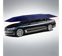 Generico Ombrello Auto Completamente Automatico con Telecomando, Tenda Auto Universale 4,2/4,6/5,2 M, Carport Portatile Pieghevole, Copertura Auto Parasole per Berlina SUV(4.60m/15ft)