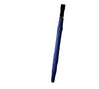 Generico Ombrello Manuale Antivento Resistente Impermeabile Pioggia Ǿ cm92 h cm66 con Custodia Tracolla Blu e Bianco Leggero Manico Gomma Piuma Idea Regalo Uomo Donna Viaggio Inverno Riparo (Blu)