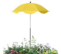 Generico Ombrello 'ombra pianta, tonalità da sole regolabili per giardino, copertura per parasole da giardino, tettoia regolabile UPF50+ protezione UV per pianta e vaso