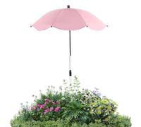 Generico Ombrello per Piante | Altezza Regolabile Resistente Ai Raggi UV, Picchetto Da Terra Stabile | Ombrello Per Piante In Vaso | Da Cortile, Sentiero, Patio, Balcone, Prato, Prateria E Portico
