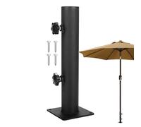 Genérico Ombrello Stand Base - Patio Parasole Holder, Outdoor Shade Support | Durable with Carry Handles, Weather Resistant Heavy for Garden Pool Beach Lawn Deck Backyard