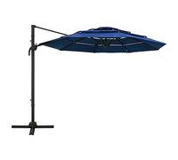 Generico Ombrellone da Giardino 4 Livelli Palo in Alluminio Azzurro 3x3m,Casa e Giardino,Prato e Giardino,Vita all'aperto,Ombrelloni e parasole-313835
