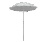 Generico Ombrellone da Giardino in Pizzo ombrellone Romantico per Balcone Spiaggia e Patio con picchetto da Terra Impermeabile ombrellone da Tavolo con Protezione UPF 30+(1.40m/4.6ft)