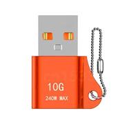 Generico On-The-goes Adapter, Portable Aluminum Alloy, Dangling Converter | 10Gbps Portable Universal USB Converter for Laptop Tablet Smartphone Desktop Monitor, Projector, Television