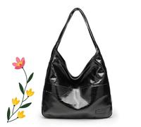 Generico Ooomay Bag, Oomay Tote Bag, Everyday Tote Bags for Women, Waterproof and Large Tote Bags for Women Leather (Black*A)