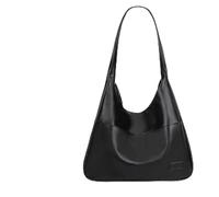 Generico Ooomay Bag, Ooomay Maya Bag, , Large Capacity Soft Vegan Leather Tote Bags For Women (Black)