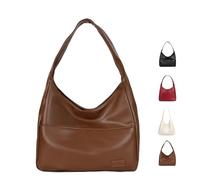 Generico Ooomay Bag, Ooomay Maya Shoulder Bags, Stylish, Spacious, Durable, Versatile, Ideal for Daily Use, Leather Casual Trendy (Brown)